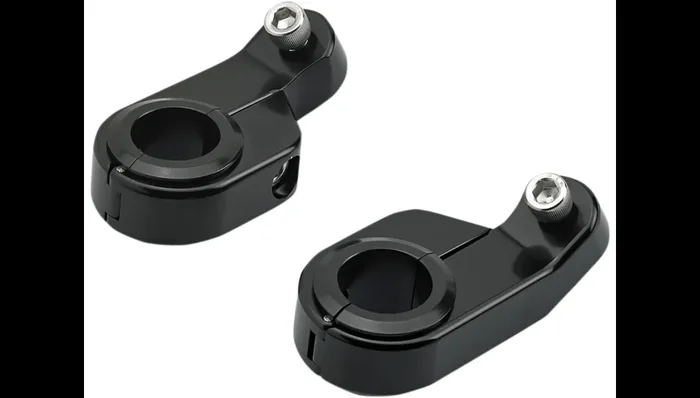 1″ and 1.25″ O/S Speed Clamps – Black Electroplated – Angled