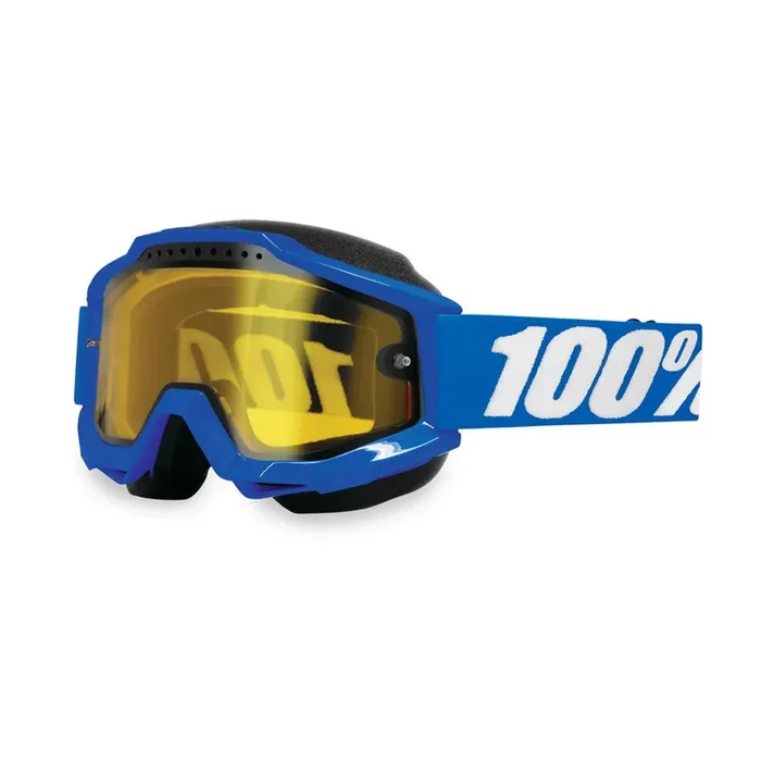 100% Gen1 Accuri Snow Goggles Reflex Blue with Yellow Lens – 50203-002-02
