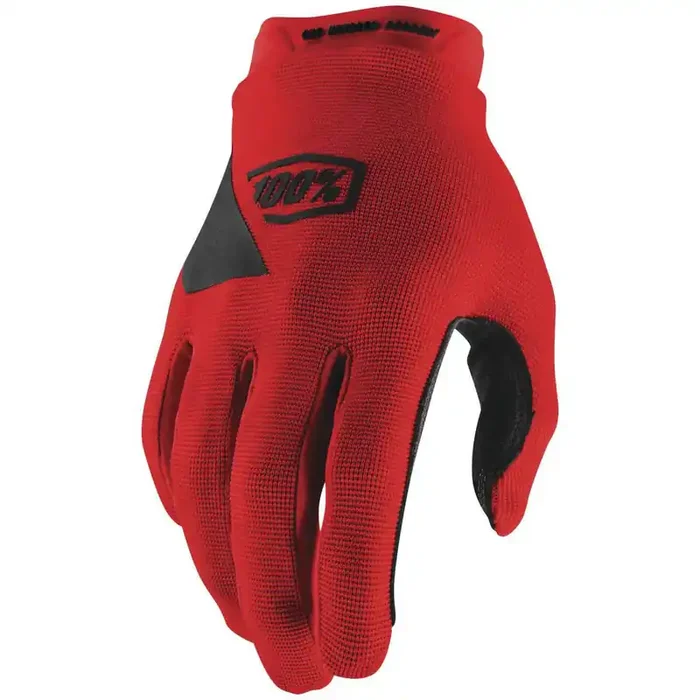 100% Youth Ridecamp Glove Red
