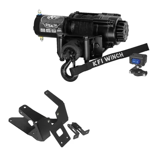 2500 lb KFI Assault Winch Combo Rope Can-Am Renegade 12-17 800R 850 1000 500 570