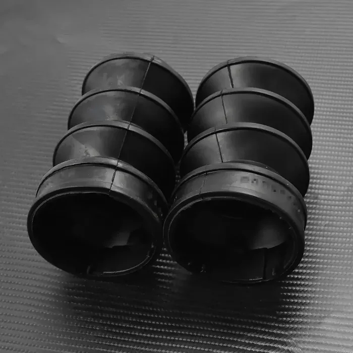 39mm Rubber Fork Cover Gaiters Gators Boots Fit For Sportster Dyna Iron 883 Mactions