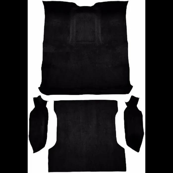 ACC 87-93 Bronco Complete Black Molded Vinyl Flooring w/ Cargo Area + Wheelwells