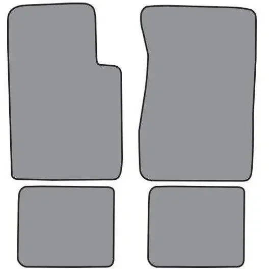 ACC Floor Mat 4pc (FM44F FM18R) For 1962-1967 Chevrolet Chevy II Nova – CHOOSE COLOR