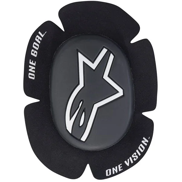 Alpinestars GP Sport Evo Knee Sliders – Black / White