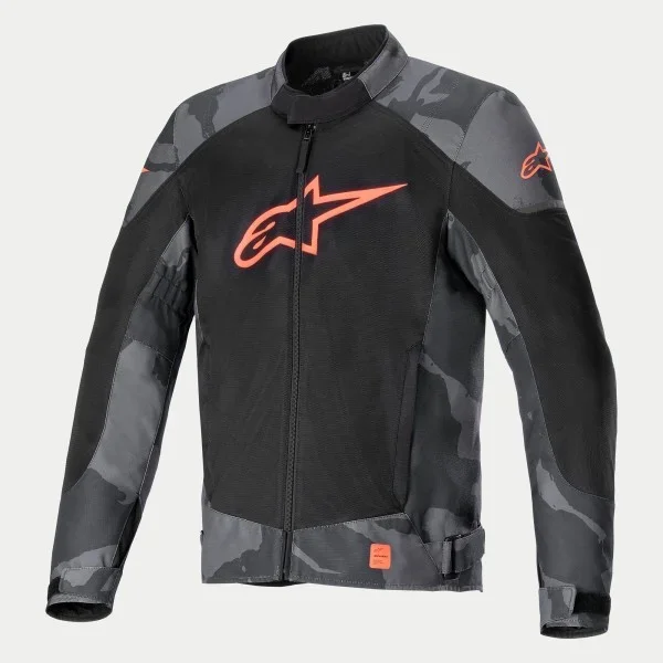 Alpinestars T SP X Superair Jacket Grey Camo R/Fluo – Textile Jackets