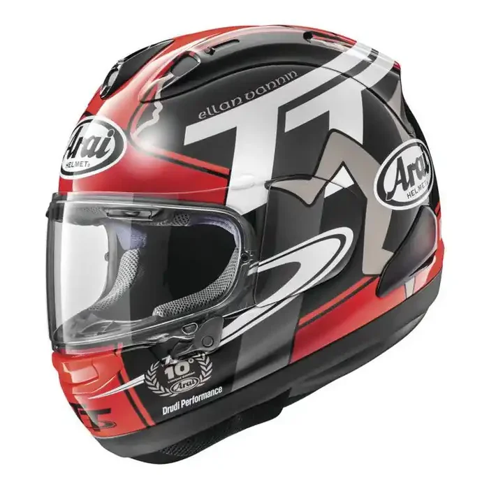 Arai Corsair-X Isle Of Man 2018 Motorcycle Helmet XL Red