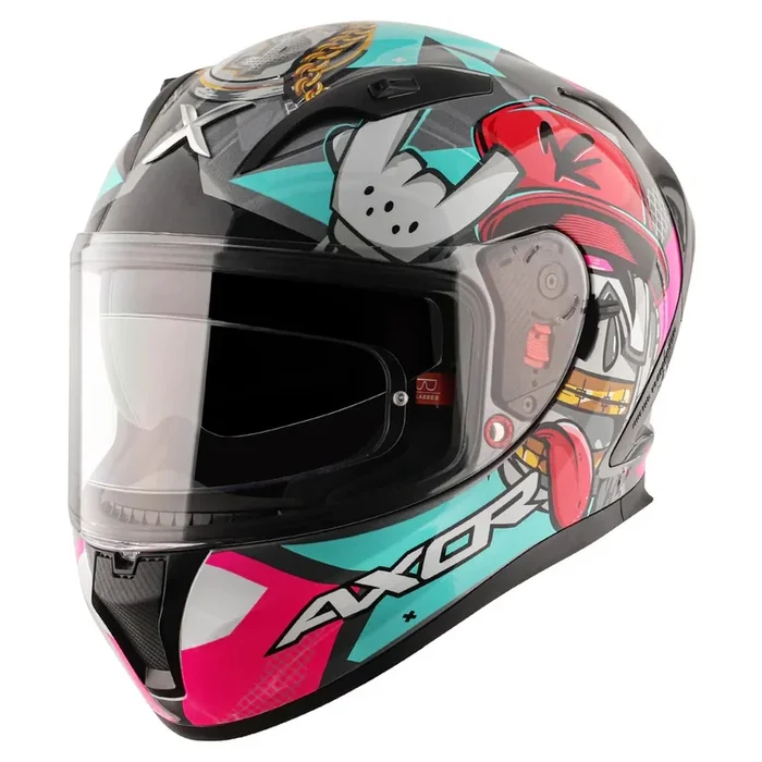 Axor Street Hip-Hop Helmet – Grey/Mint