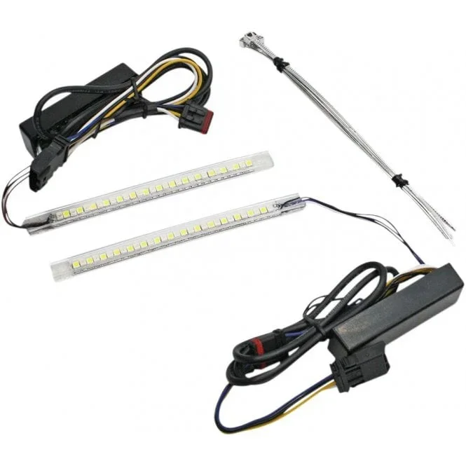 Batwing Vent Insert LED Light Kit Touring, Trike