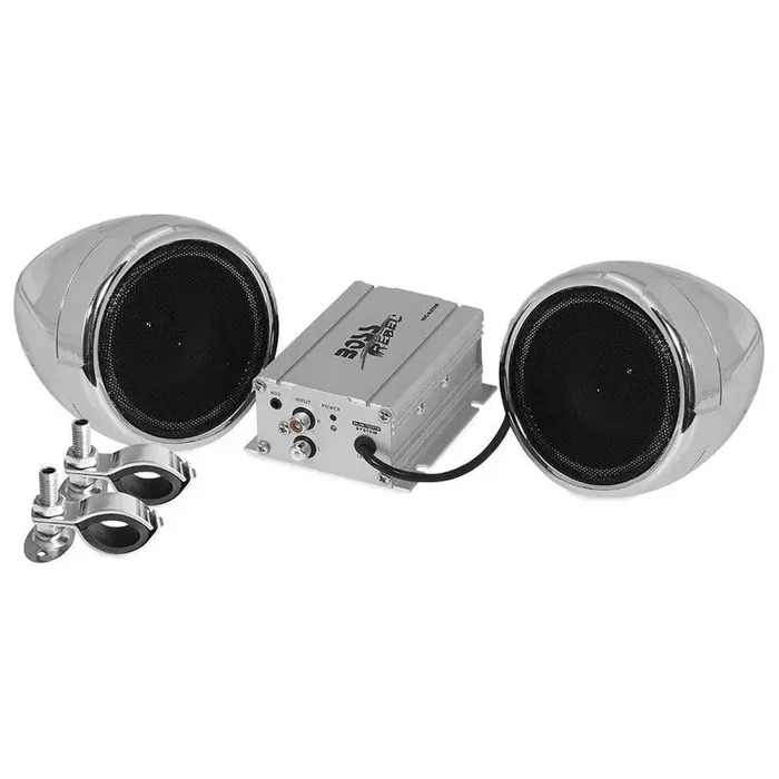 Boss Audio Systems 600-Watt Bluetooth 3″ Speaker Kit Chrome