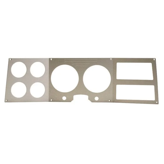 Dakota 81-87 Chevy GMC Truck Aluminum Dash Trim Plate Insert CALD-81C-PU