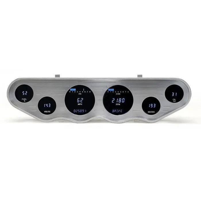 Dakota Digital Universal 4.5″ x 18″ Street Rod Recessed Gauge System VFD3-REC-6