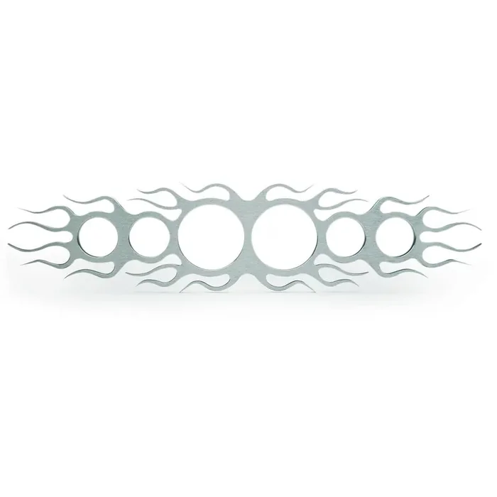 Dakota Flame Aluminum Bezel for 3-3/8 & 2-1/16 Gauges ALD-FLAME1-ODY