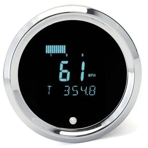 Dakota Universal 3-3/8 Round Performance Speedometer Gauge ODYR-01-1-C