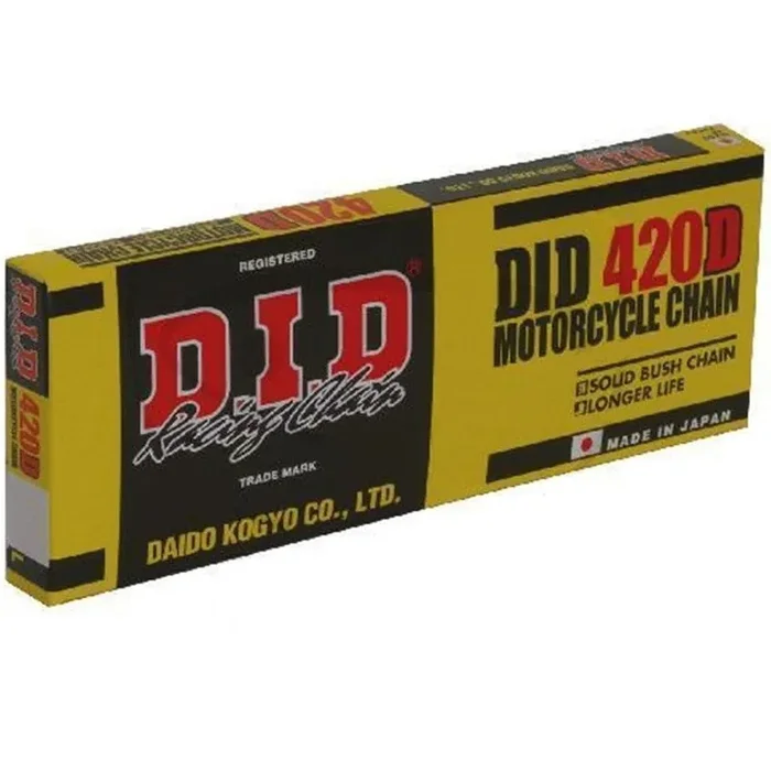 DID Standard 420D Chain 80 Links Natural for Street Motorcycle