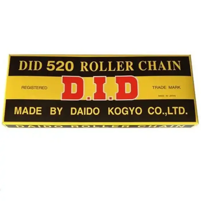DID Standard 520 Chain 100 Links Natural for Street Motorcycle