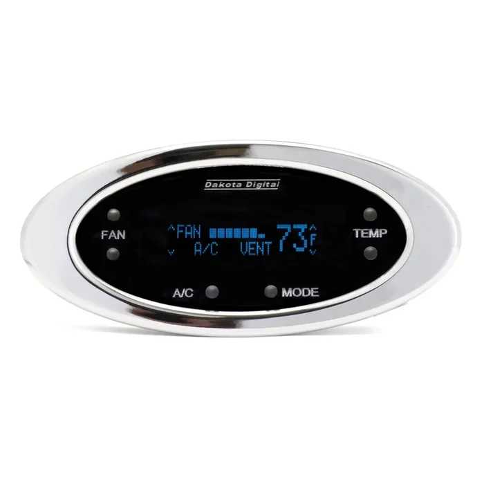 Digital Elliptical Clime Control system fits Vintage Air Gen II Chrome Blue Disp