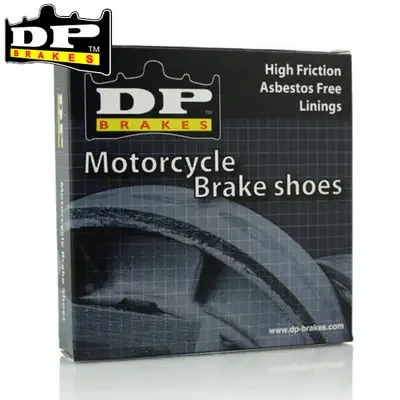 DP Kawasaki KZ305 81-82/87-88GF Friction Rated Rear Brake Shoes