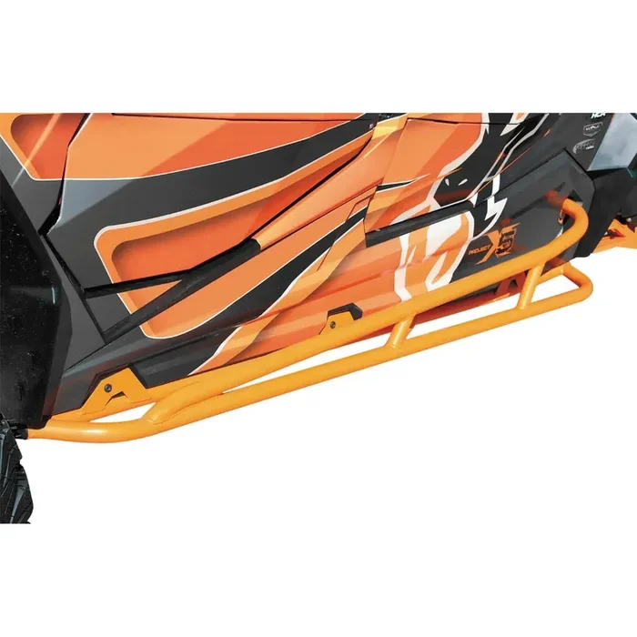 DragonFire Racing RacePace Nerf Bars for 2 Seat Polaris XP 1000 and RZR 900 – Orange – 01-1122