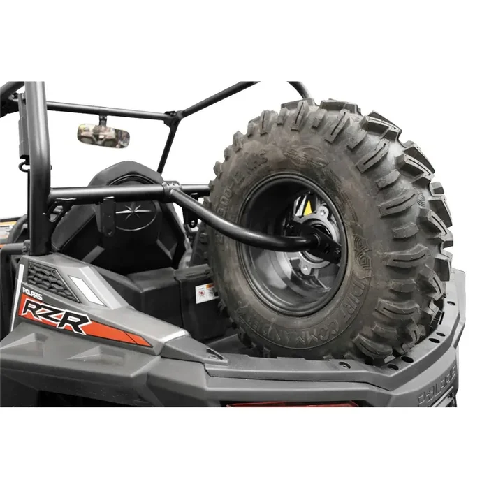 DragonFire Racing RacePace Spare Tire Carrier for RZR 900 Models – Black – 01-1915