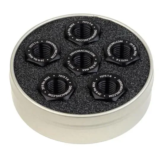 DRIVEN Sprocket Nut 10mm x 1.25 Black for Street
