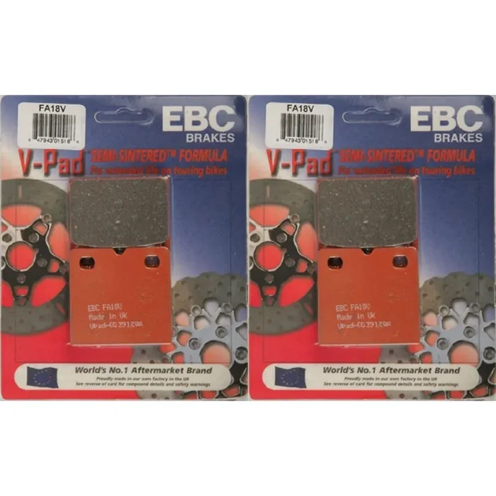 EBC Brake Pad Front Kit FA18V for BMW K100RS (ABS Model – 8 Valve) 1983-1988