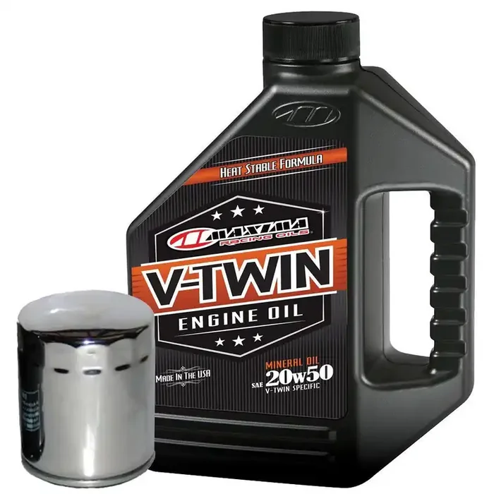 Engine Oil Change Kit for Harley Davidson Twin Cam V-Twin HF171C Maxima HIFLO