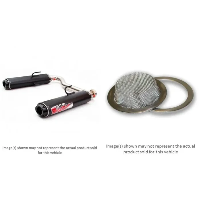 EVO U Dual Slip On Muffler & Arrestor Kit POLARIS SCRAMBLER XP 1000 2014-2016