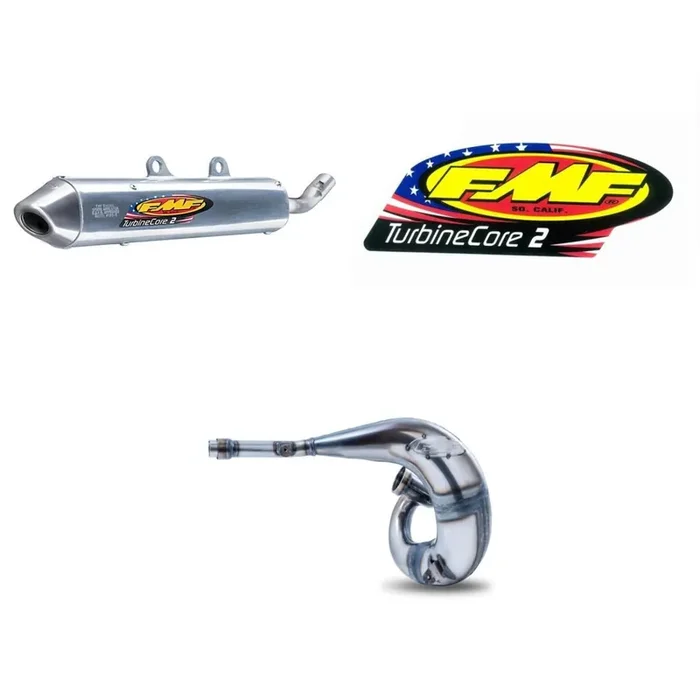 Factory Fatty Exhaust Pipe & Turbinecore2 Silencer w/ Decal HUSQVARNA TE 250 17