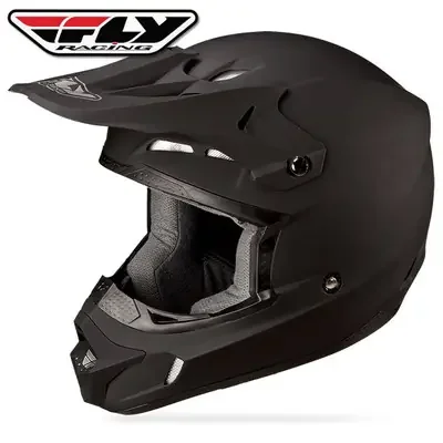 Fly Racing Kinetic Helmet Solid Matte Black