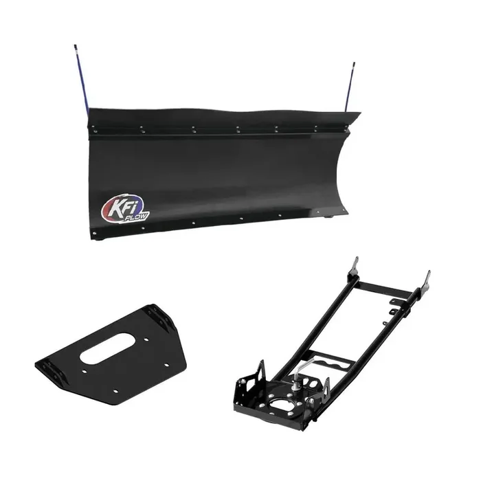 KFI 60″ ATV Snow Plow Kit Pro-Poly Blade – For Polaris Honda Arctic Cat John Deere
