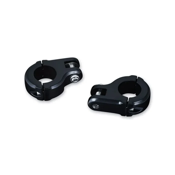 Kuryakyn Gloss Black Brute Highway Male Clevis No Peg Cruise 1.25″ Mount Harley