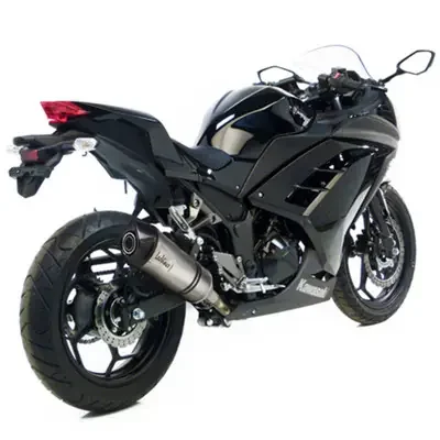 Leo Vince Kawasaki Ninja 300 13-17 Standard Mount LV One EVO II Slip-On Exhaust