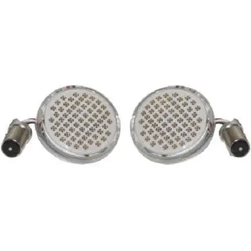 Letric Lighting Deluxe Bullet Style Turn Signal Inserts Amber 1156