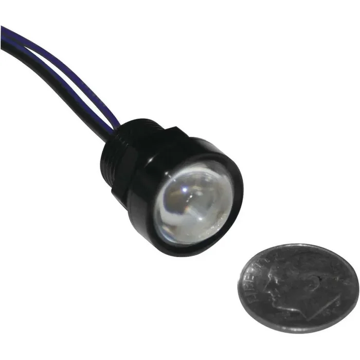 Letric Lighting Royal Flush Mount G2 LED 3-Wire, 9/16″, Black/Red/Amber