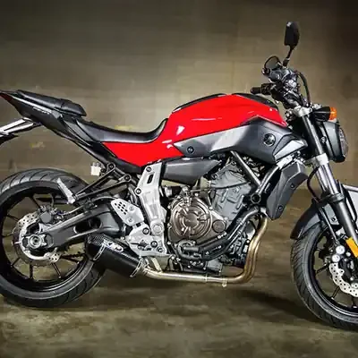 M4 Yamaha FZ-07 / MT-07 / XSR700 15-20 Carbon Fiber Slip On Exhaust