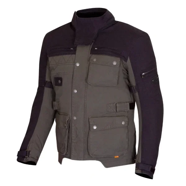 Merlin Mahala D3O Cordura DWR Explorer Jacket – Black / Olive – Textile Jackets
