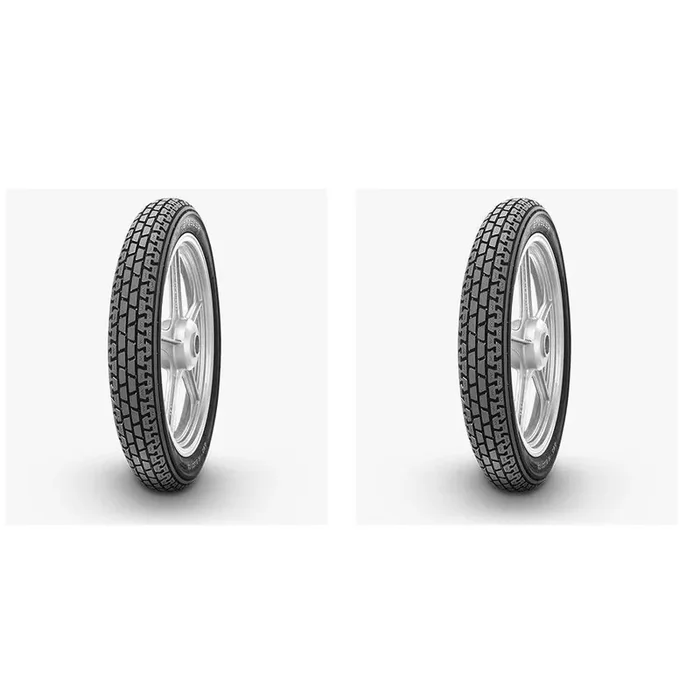 METZELER Block-C Front & Rear Tire Set, 3.25-19 54P & 3.50-18 56S