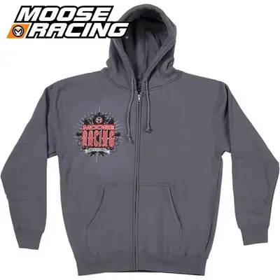 Moose Racing Arcane Zip Hoody Gray