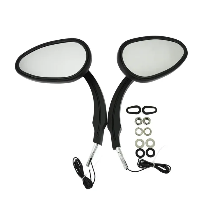 Motorcycle Rearview Mirrors with Sequential LED Turn Signals Mactions