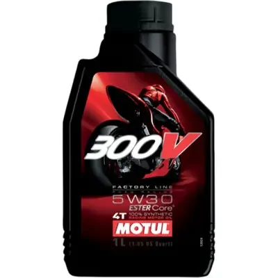 Motul 300V 5W30 Synthetic Ester Motorcycle Oil