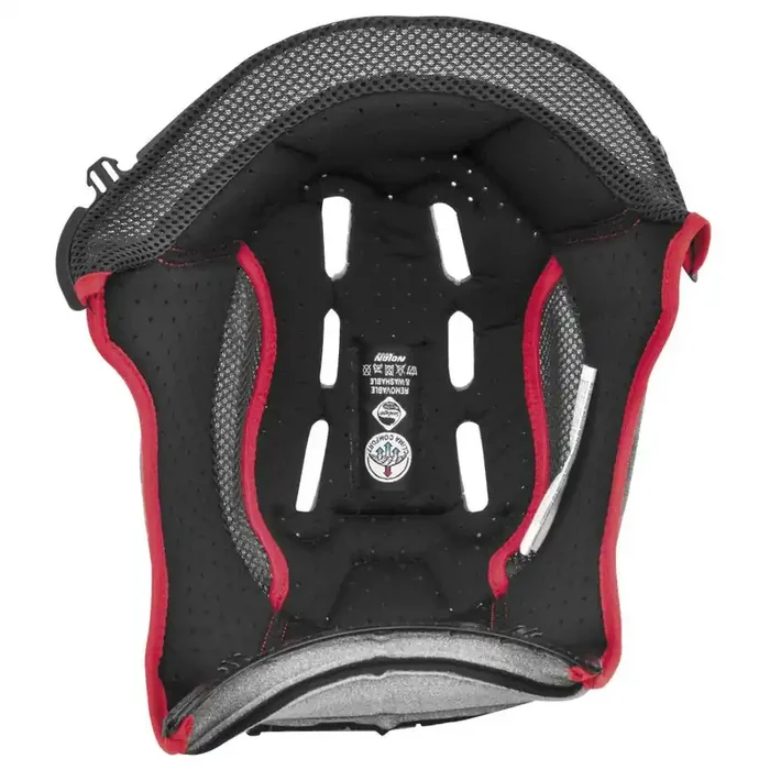 Nolan N100-5 Replacement Parts Liner, L Black/Red