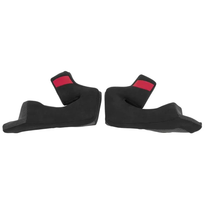Nolan N87 Replacment Parts Cheek Pads Black/Red SPRCP00000506