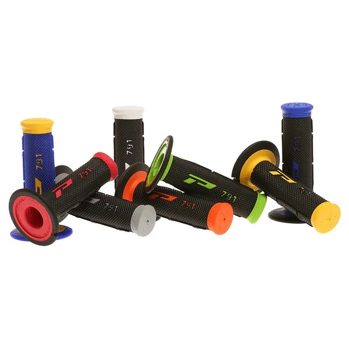 PRO GRIP 791 DUAL DENSITY HALF WAFFLE GRIPS YELLOW/BLACK