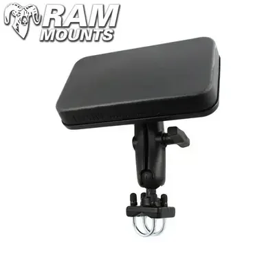 Ram Mounts 1.5″ Diameter Ball Rail Mount with Double U-Bolt Base & Back Rest Pad for ATV‘S