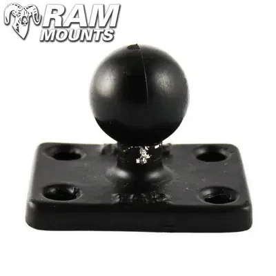 Ram Mounts 1.5″ X 2″ Rectangle Base with 1″ Ball