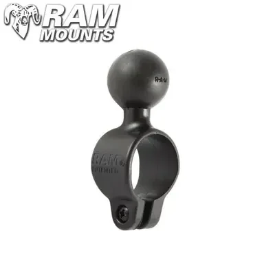 Ram Mounts Composite Rail Base with 1″ Ball for Rails From 0.75″ To 1″ diameter