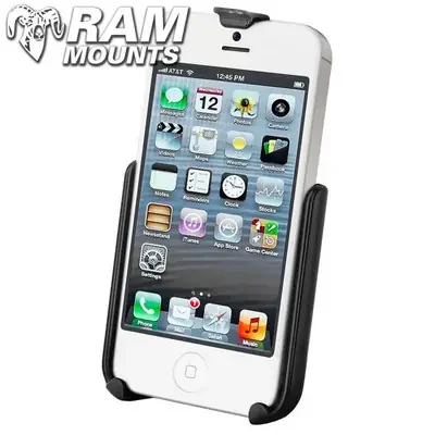Ram Mounts Model Specific Cradle for The Apple iPhone 5 & iPhone 5S without Case, Skin or Sleeve