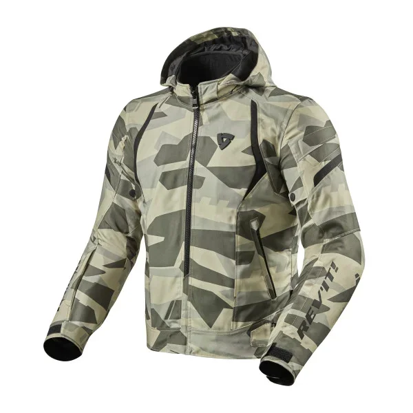 Rev’it! REV’IT Flare 2 Jacket Camouflage Green – Textile Jackets