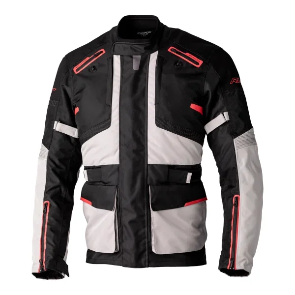 RST Endurance CE Mens Textile Jacket Black/White/Red – Textile Jackets