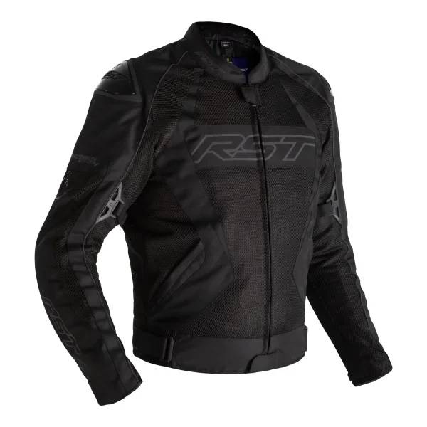 RST Tractech Evo 4 Mesh Lightweight CE Mens Tex Jacket Black – Textile Jackets
